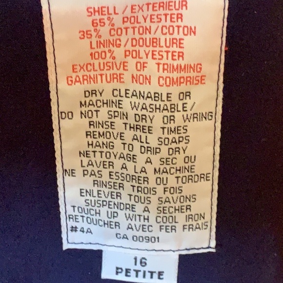 Navy all weather Trench coat - Picture 10 of 13